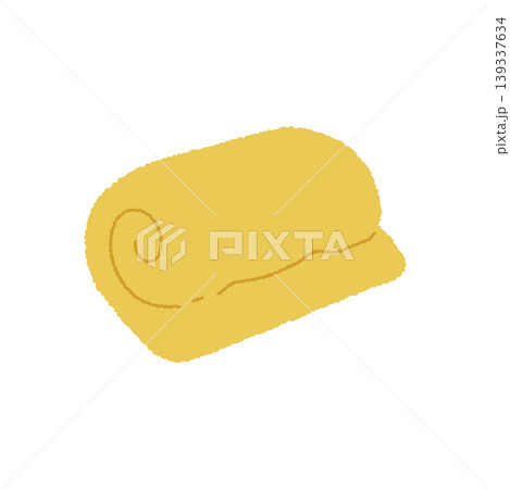 くるくる巻いたタオルのイラスト 139337634