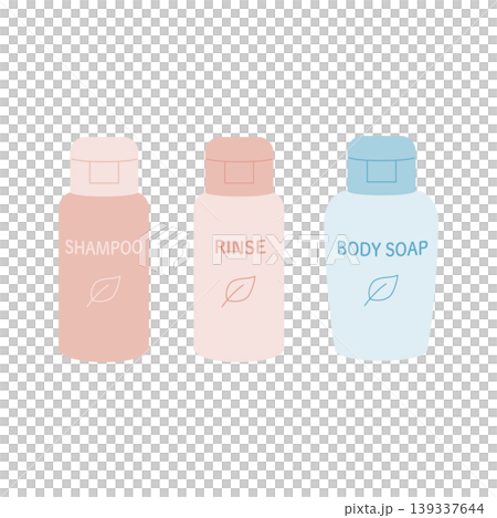 Portable shampoo, conditioner, and body wash set Portable shampoo, conditioner, and body wash set 139337644