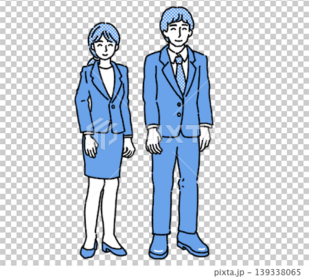 微笑的商務人士的插圖 微笑的商務人士的插圖 139338065
