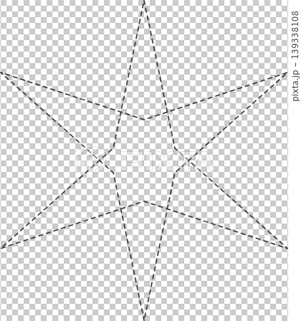 Star dash line Star dash line 139338108