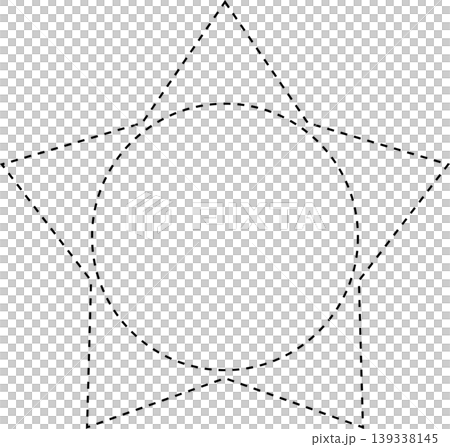 Star dash line Star dash line 139338145