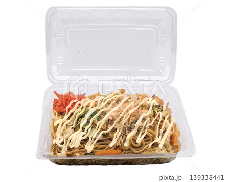 パック焼きそば(パック開)マヨネーズ付き パック焼きそば(パック開)マヨネーズ付き 139338441