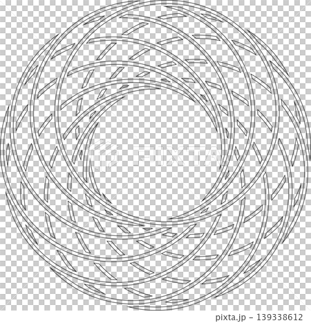 Circle line overlapping geometry pattern. Elements in technology Circle line overlapping geometry pattern. Elements in technology 139338612