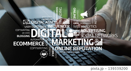 Digital Marketing Concepts and Strategies with Keywords for Online Branding and Advertising Efforts in Modern Business Environments. Tessel Digital Marketing Concepts and Strategies with Keywords for Online Branding and Advertising Efforts in Modern Business Environments. Tessel 139339200