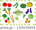 色々な野菜のイラストセット_01 139339404
