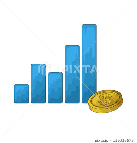 Illustration of Dollar Chart 139339675