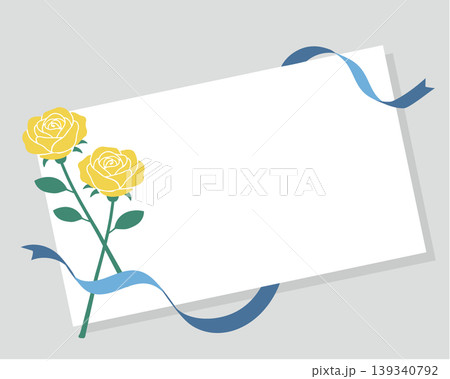 父の日の背景イラスト　父の日　バナー　 父の日のロゴとプレゼントのイラスト 139340792