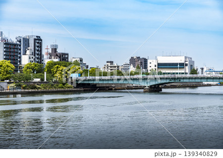 隅田川リバーテラスからの風景 隅田川リバーテラスからの風景 139340829