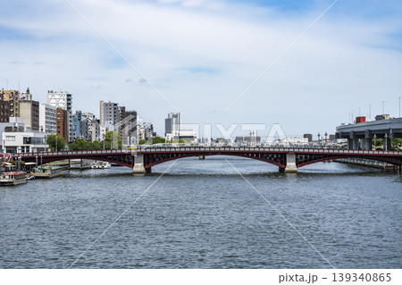 隅田川リバーテラスからの風景 隅田川リバーテラスからの風景 139340865