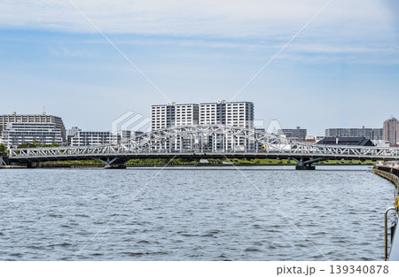 隅田川リバーテラスからの風景 隅田川リバーテラスからの風景 139340878