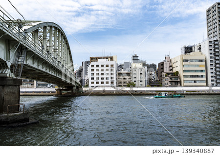 隅田川リバーテラスからの風景 隅田川リバーテラスからの風景 139340887