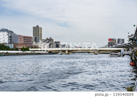 隅田川リバーテラスからの風景 隅田川リバーテラスからの風景 139340889
