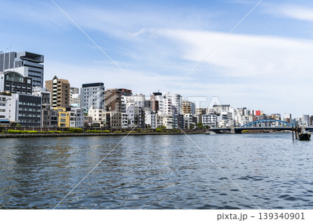 隅田川リバーテラスからの風景 隅田川リバーテラスからの風景 139340901