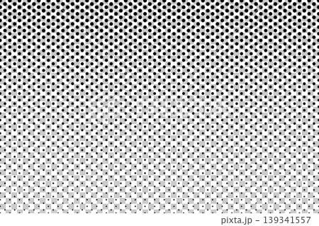 black and white halftone dot gradient pattern background texture 139341557