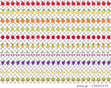 Fruit-themed decorative border ① Fruit-themed decorative border ① 139341574