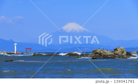 真名瀬海岸から見た富士山 真名瀬海岸から見た富士山 139341791