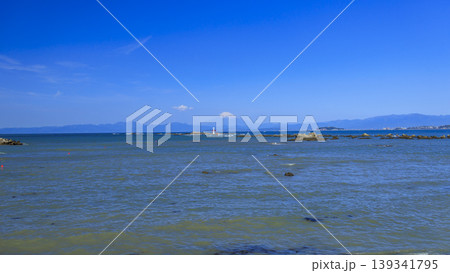 真名瀬海岸から見た富士山 139341795