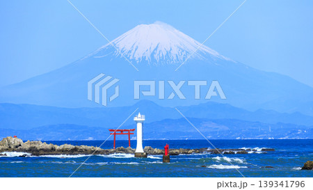 真名瀬海岸から見た富士山 真名瀬海岸から見た富士山 139341796