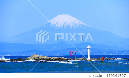 真名瀬海岸から見た富士山 真名瀬海岸から見た富士山 139341797