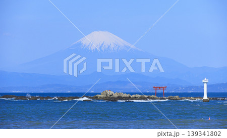 真名瀬海岸から見た富士山 真名瀬海岸から見た富士山 139341802