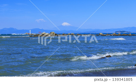 真名瀬海岸から見た富士山 真名瀬海岸から見た富士山 139341805