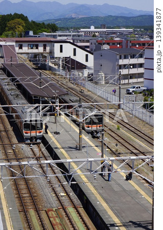 静岡県御殿場市の御殿場線御殿場駅の風景 静岡県御殿場市の御殿場線御殿場駅の風景 139341877