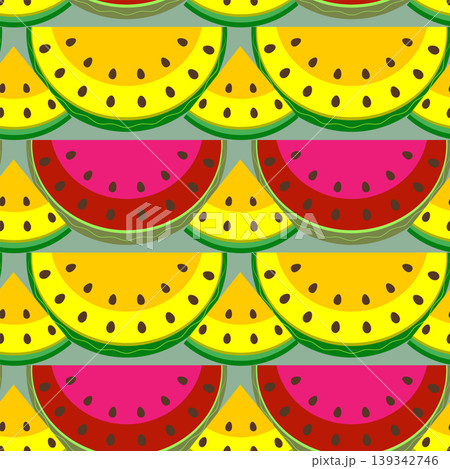 a pattern with no background, showing slices of watermelon a pattern with no background, showing slices of watermelon 139342746