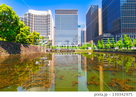 東京 皇居和田倉濠と丸の内 東京 皇居和田倉濠と丸の内 139342975
