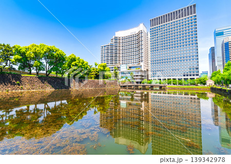 東京 皇居和田倉濠と丸の内 東京 皇居和田倉濠と丸の内 139342978