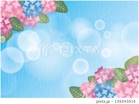 夏の梅雨背景 夏の梅雨背景 139343014