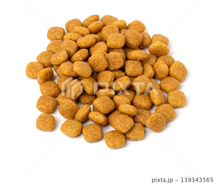 Dry pet feed kibble pile nutrition for pets Dry pet feed kibble pile nutrition for pets 139343565