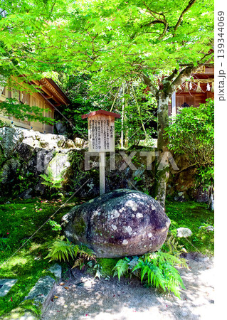 【福岡】初夏の太宰府　竈門神社の愛敬の岩 139344069