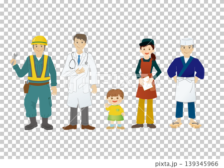 Vector illustrations of local people Vector illustrations of local people 139345966
