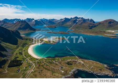 Lofoten is an archipelago in the county of Nordland, Norway. 139346160