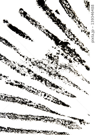 Black ink lines, blots and pressed patterns on a white background Black ink lines, blots and pressed patterns on a white background 139346488