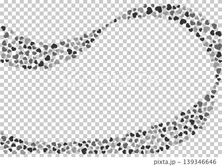 Heart pattern background Black and white 3 colors Heart Heart pattern background Black and white 3 colors Heart 139346646