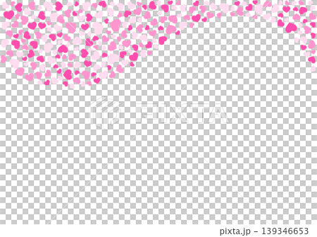 心形圖案背景粉紅3色心形 心形圖案背景粉紅3色心形 139346653