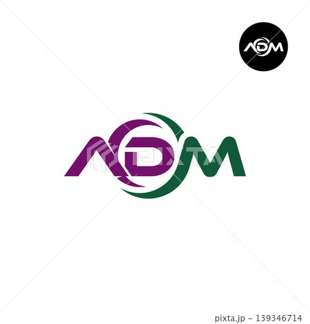Letter ADM Logo Design Readymade Initial Letter ADM Logo Design Readymade Initial 139346714