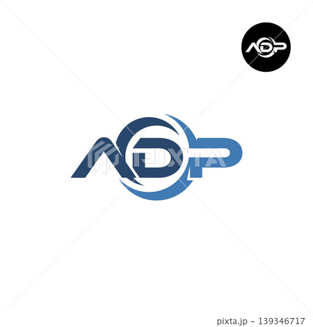 Letter ADP Logo Design Readymade Initial Letter ADP Logo Design Readymade Initial 139346717