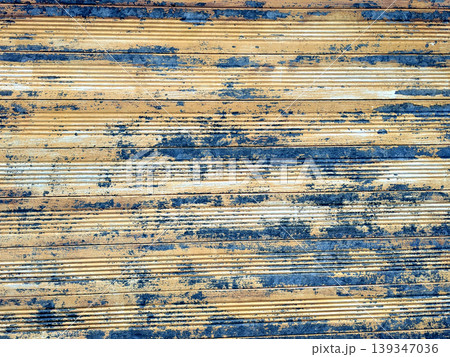Abstract real life lined background with rust and paint close up surface 139347036
