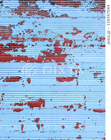 Abstract real life lined background with rust and paint close up surface Abstract real life lined background with rust and paint close up surface 139347044