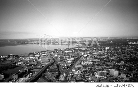 古写真 1982年 カナダ トロント市街地の航空写真 古写真 1982年 カナダ トロント市街地の航空写真 139347876