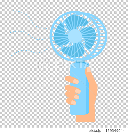 ハンディファンのイラスト ハンディファンのイラスト 139349044