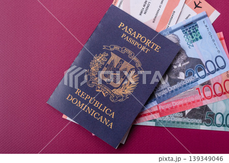 Dominican republic passport, visa for international travel and vacation. Dominican passport 139349046