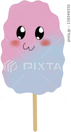cotton candy character cotton candy character 139349350