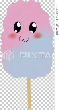 cotton candy character cotton candy character 139349350