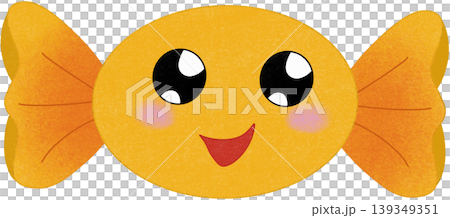yellow sweet candy character 139349351