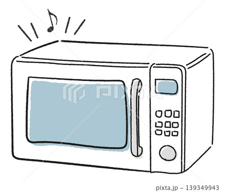 シンプルな電子レンジのイラスト 139349943