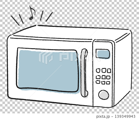 シンプルな電子レンジのイラスト 139349943