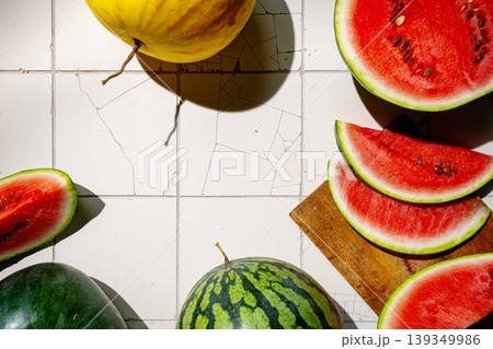 Fresh organic watermelon 139349986